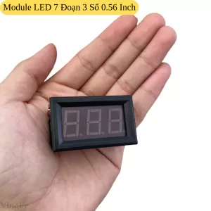 Module 3 LED 7 Đoạn 0.56 inch Màu Đỏ Có Vỏ Nhựa